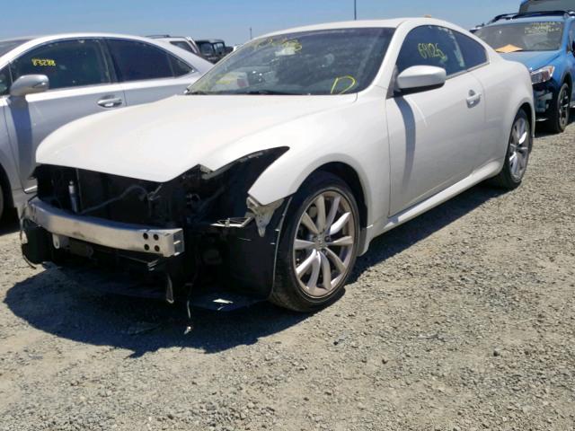 JN1CV6EK2CM420466 - 2012 INFINITI G37 BASE WHITE photo 2