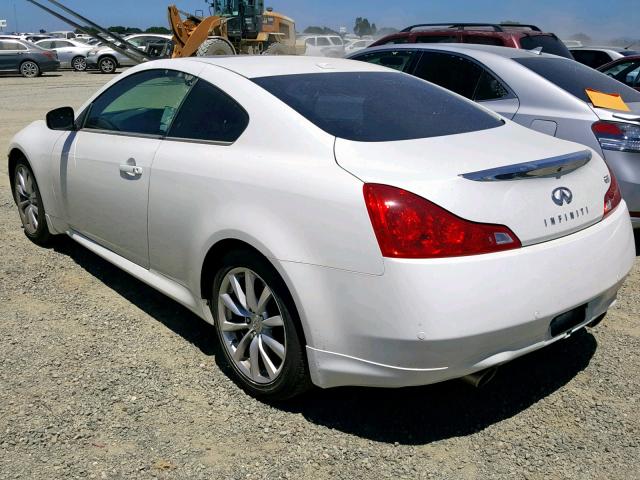 JN1CV6EK2CM420466 - 2012 INFINITI G37 BASE WHITE photo 3