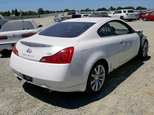 JN1CV6EK2CM420466 - 2012 INFINITI G37 BASE WHITE photo 4