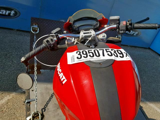 ZDM1RADN89B007743 - 2009 DUCATI MONSTER 69 RED photo 5