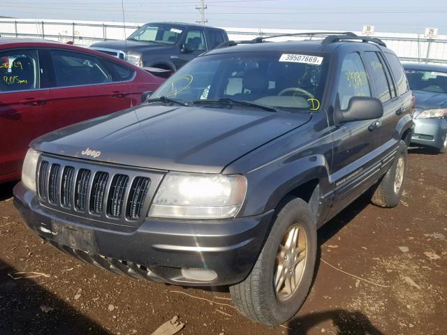 1J4GW68N5XC737472 - 1999 JEEP GRAND CHER GRAY photo 2