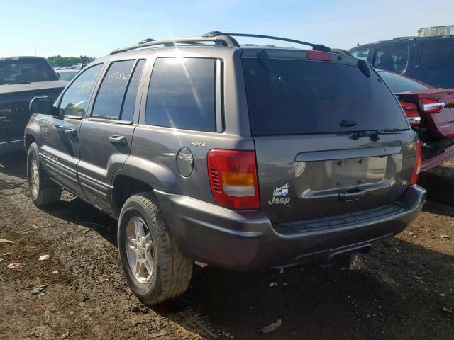 1J4GW68N5XC737472 - 1999 JEEP GRAND CHER GRAY photo 3