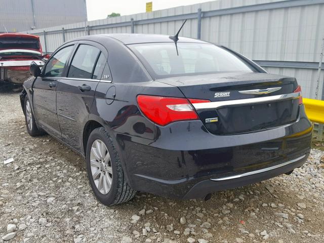 1C3CCBBG1DN659681 - 2013 CHRYSLER 200 TOURIN BLACK photo 3