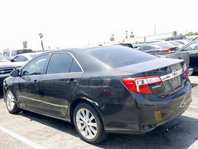 4T1BD1FK6DU081382 - 2013 TOYOTA CAMRY HYBR BLACK photo 3