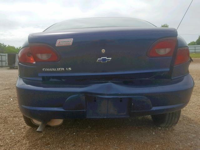 1G1JS124427219826 - 2002 CHEVROLET CAVALIER L BLUE photo 9