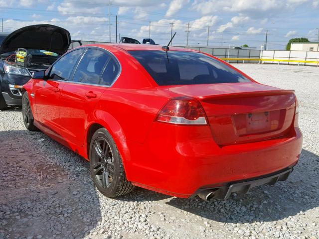 6G2ER577X8L143759 - 2008 PONTIAC G8 RED photo 3