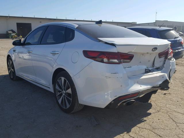 5XXGV4L20GG032881 - 2016 KIA OPTIMA SXL WHITE photo 3