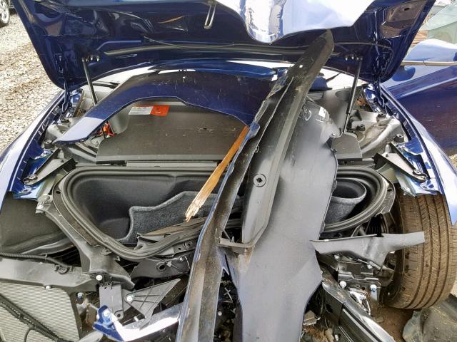 5YJSA1E28JF241636 - 2018 TESLA MODEL S أزرق صورة 7