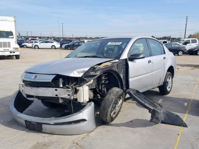 1G8AF52FX4Z202339 - 2004 SATURN ION LEVEL SILVER photo 2