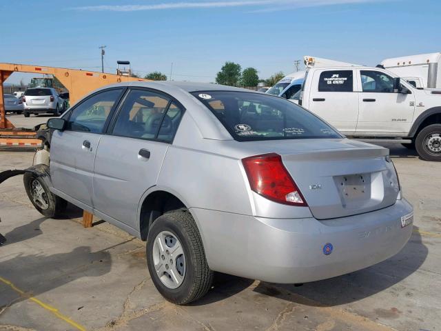 1G8AF52FX4Z202339 - 2004 SATURN ION LEVEL SILVER photo 3