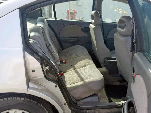 1G8AF52FX4Z202339 - 2004 SATURN ION LEVEL SILVER photo 6