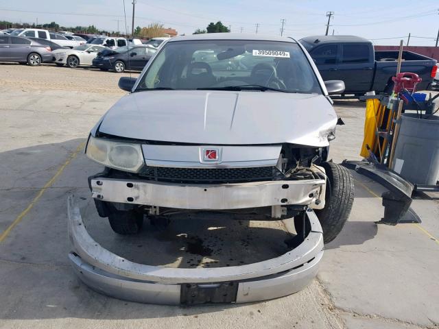1G8AF52FX4Z202339 - 2004 SATURN ION LEVEL SILVER photo 9