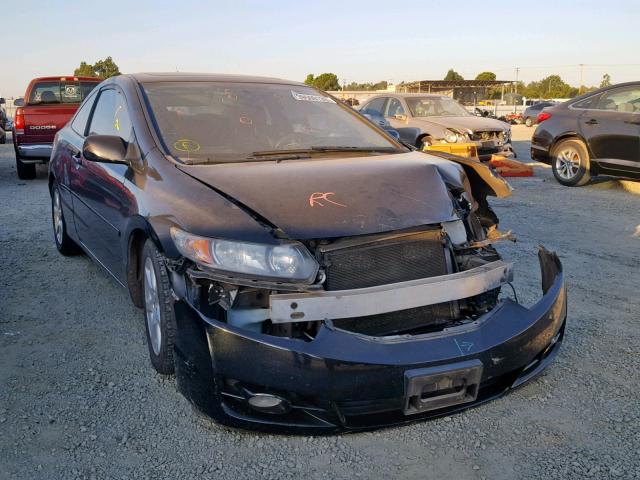 2HGFG1B9XAH506943 - 2010 HONDA CIVIC EXL BLACK photo 1