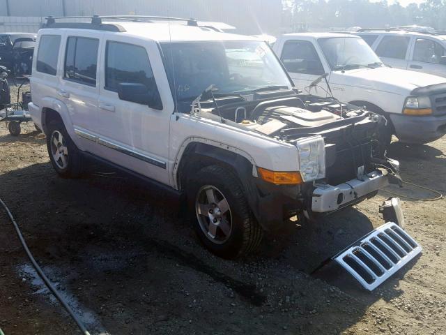 1J4RG4GT6AC137268 - 2010 JEEP COMMANDER WHITE photo 1