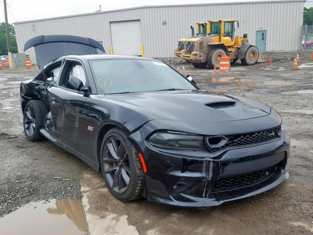 2C3CDXGJ7KH522880 - 2019 DODGE CHARGER SC BLACK photo 1