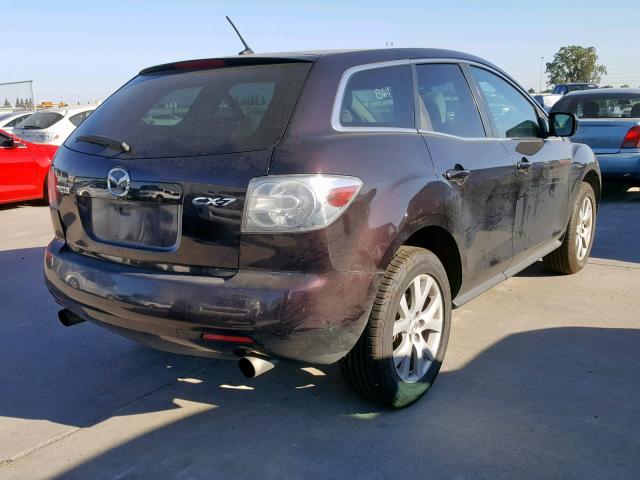 JM3ER29L180203695 - 2008 MAZDA CX-7 BURGUNDY photo 4