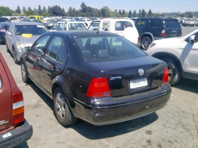 3VWSK69MX3M132807 - 2003 VOLKSWAGEN JETTA GLS BLACK photo 3