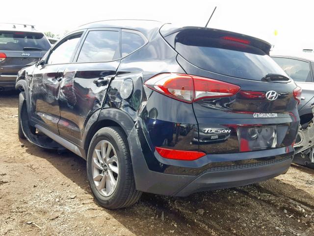 KM8J33A43HU308147 - 2017 HYUNDAI TUCSON LIM BLACK photo 3