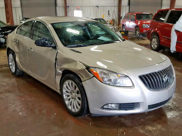 2G4GS5EV7D9175878 - 2013 BUICK REGAL PREM BEIGE photo 1