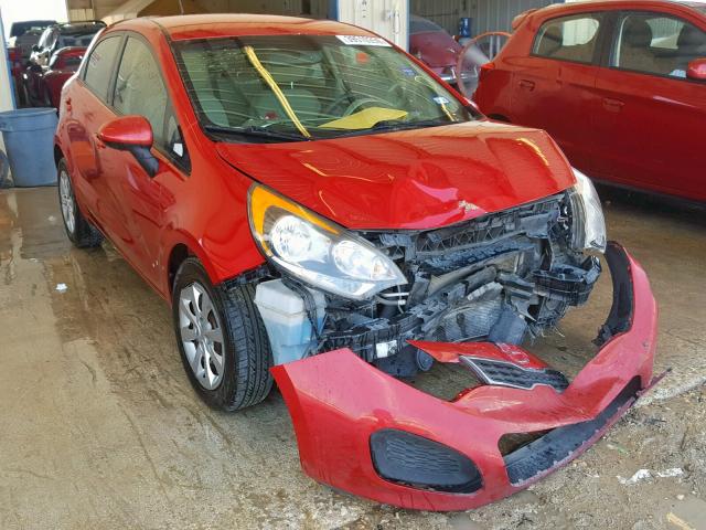 KNADN5A36D6227315 - 2013 KIA RIO EX RED photo 1