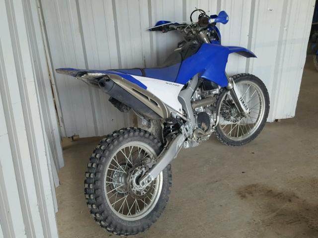 JYADG21E28A001784 - 2008 YAMAHA WR250 R BLUE photo 4