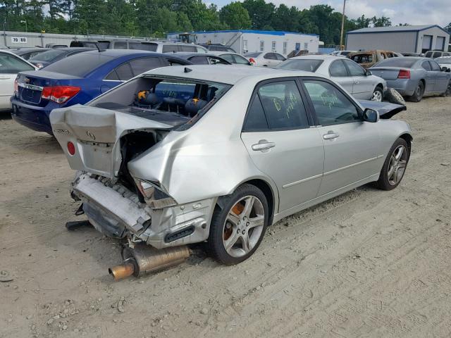 JTHBD182110022775 - 2001 LEXUS IS 300 TWO TONE photo 4