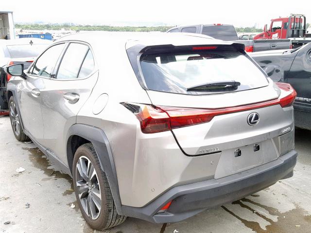 JTHY3JBH2K2006942 - 2019 LEXUS UX 200 GRAY photo 3