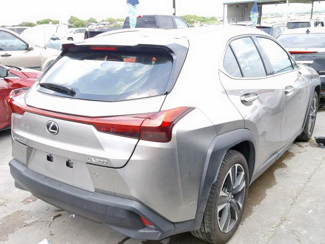 JTHY3JBH2K2006942 - 2019 LEXUS UX 200 GRAY photo 4