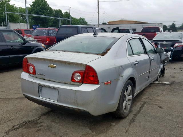 1G1ZC5E07CF259776 - 2012 CHEVROLET MALIBU 1LT ვერცხლისფერი ფოტო 4