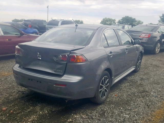 JA32U2FUXHU005325 - 2017 MITSUBISHI LANCER ES GRAY photo 4