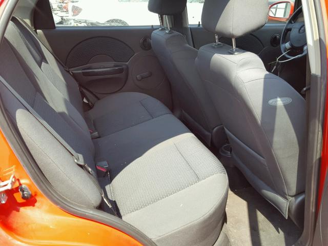 KL1TD56626B653735 - 2006 CHEVROLET AVEO BASE Qırmızı foto 6