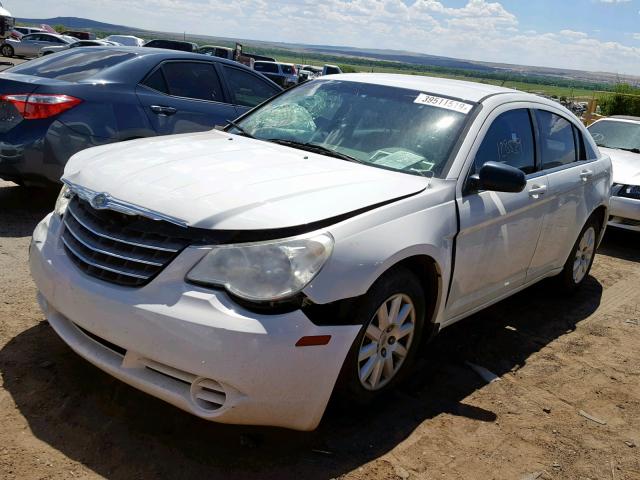 1C3LC46K98N261523 - 2008 CHRYSLER SEBRING LX WHITE photo 2