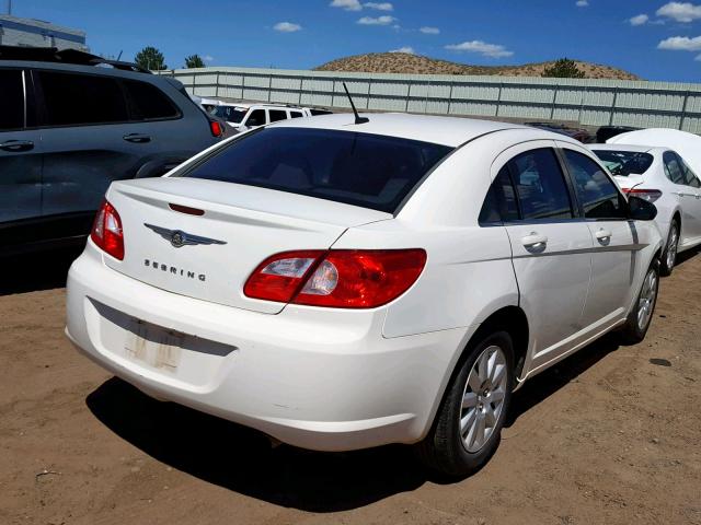 1C3LC46K98N261523 - 2008 CHRYSLER SEBRING LX WHITE photo 4