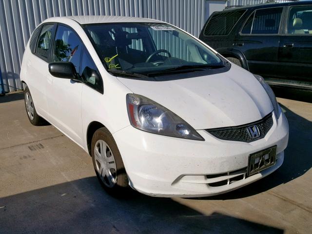 JHMGE8H22AS020517 - 2010 HONDA FIT WHITE photo 1