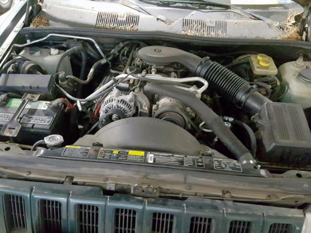 1J4GZ78Y8PC580558 - 1993 JEEP GRAND CHER GREEN photo 7