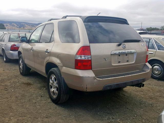 2HNYD18881H503919 - 2001 ACURA MDX TOURIN BEIGE photo 3