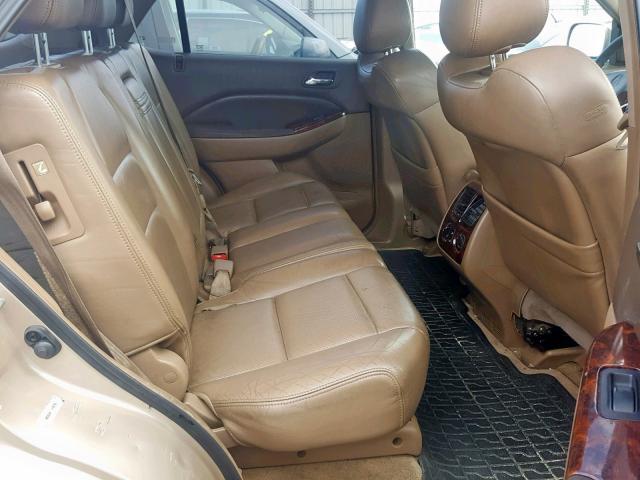 2HNYD18881H503919 - 2001 ACURA MDX TOURIN BEIGE photo 6