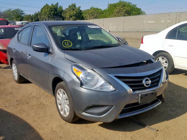 3N1CN7AP4GL911001 - 2016 NISSAN VERSA S GRAY photo 1