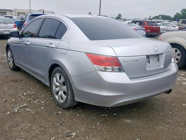 1HGCP26818A046185 - 2008 HONDA ACCORD EXL SILVER photo 3