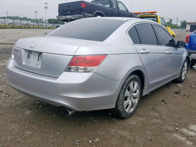 1HGCP26818A046185 - 2008 HONDA ACCORD EXL SILVER photo 4