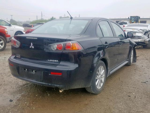 JA32U2FU7GU004115 - 2016 MITSUBISHI LANCER ES BLACK photo 4