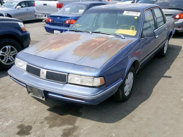 1G3AG55M7R6355802 - 1994 OLDSMOBILE CUTLASS CI Mavi foto 2