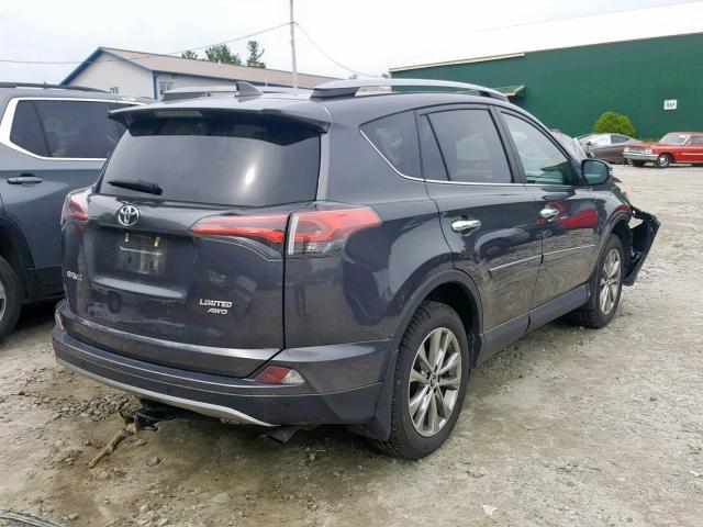 2T3DFREV2HW623314 - 2017 TOYOTA RAV4 LIMIT GRAY photo 4