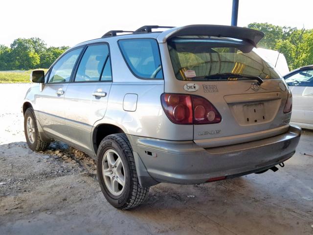 JT6HF10U5Y0096298 - 2000 LEXUS RX 300 SILVER photo 3