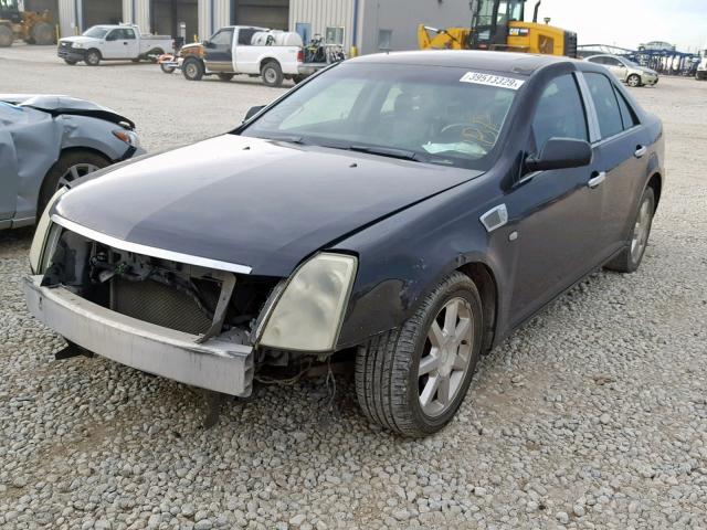 1G6DW677750192095 - 2005 CADILLAC STS BLACK photo 2