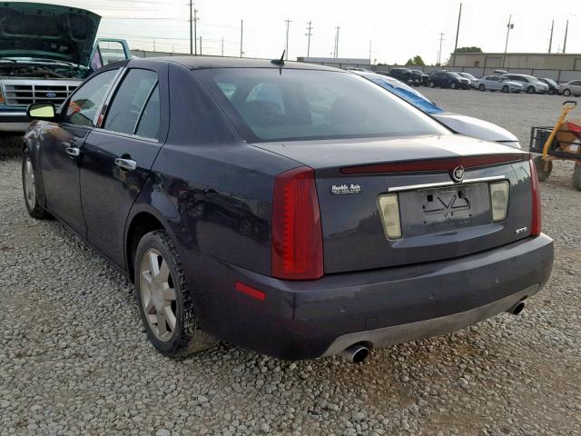 1G6DW677750192095 - 2005 CADILLAC STS BLACK photo 3