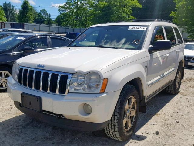 1J4HR58255C616160 - 2005 JEEP GRAND CHER WHITE photo 2