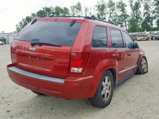 1J4PR4GK1AC125053 - 2010 JEEP GRAND CHER RED photo 4