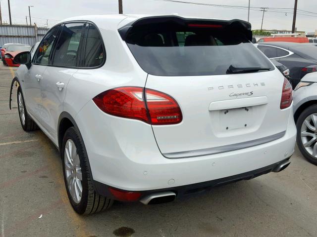 WP1AE2A24ELA51426 - 2014 PORSCHE CAYENNE S WHITE photo 3