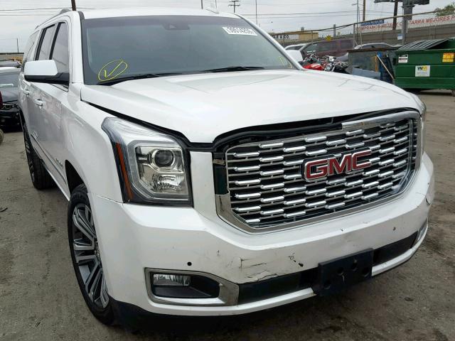 1GKS1HKJXJR390293 - 2018 GMC YUKON XL D WHITE photo 1